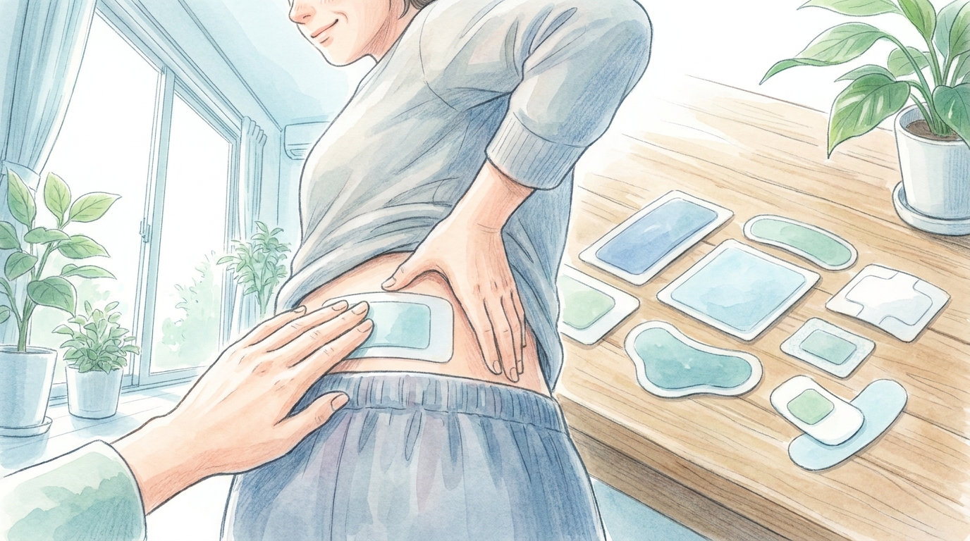 腰痛湿布のおすすめ比較|成分・効き目・選び方を解説